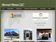 Tablet Screenshot of harvesthomesok.com